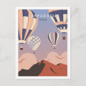 Cappadocië Turkije Beroemde Reisplaats Illustratie Briefkaart (Voorkant)