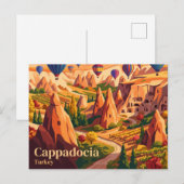 Cappadocië Turkije Briefkaart (Voorkant / Achterkant)
