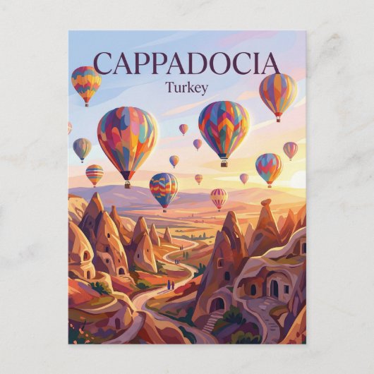 Cappadocië Turkije Briefkaart (Voorkant)