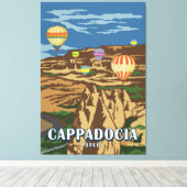 Cappadocië Turkije Canvas Afdruk (Insitu (Houten vloer))