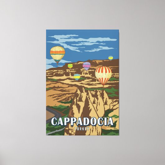 Cappadocië Turkije Canvas Afdruk (Voorkant)