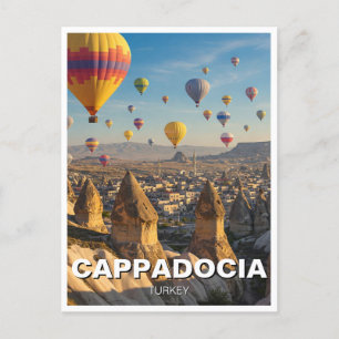 Cappadocië Turkije Hete Luchtballonnen Reizen Briefkaart
