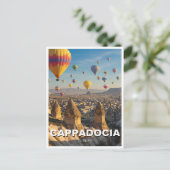 Cappadocië Turkije Hete Luchtballonnen Reizen Briefkaart (Staand voorkant)