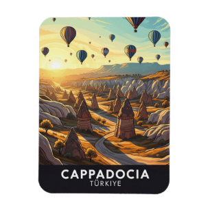  Cappadocië Turkije Hete Luchtballonnen Reizen Magneet