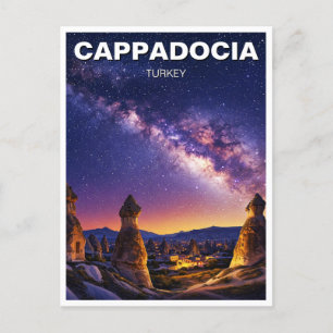 Cappadocië Turkije Nacht Melkweg Briefkaart