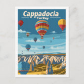 Cappadocië Turkije Vintage Beroemde Reisplaats Briefkaart (Voorkant)