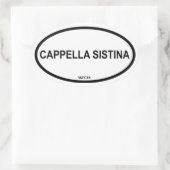 CAPPELLA SISTINA OVALE STICKER (Tas)