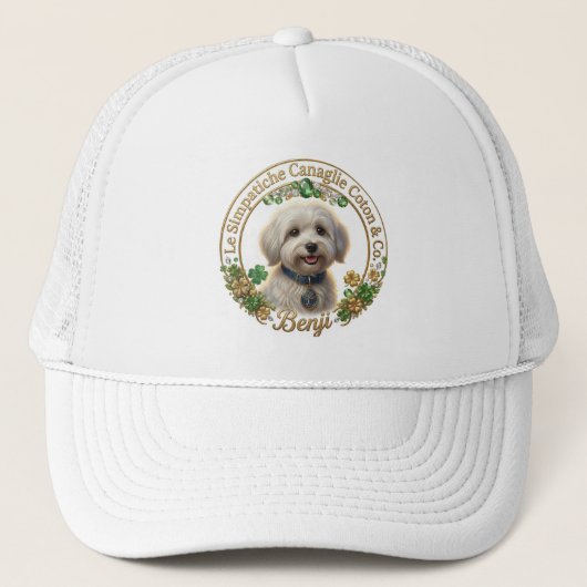 Cappello Ufficiale Benji - Coton Detectives Trucker Pet (Voorkant)