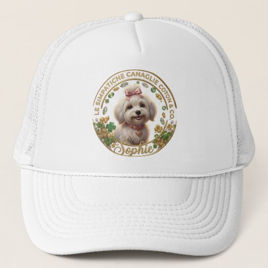 Cappello Ufficiale Sophie - Coton Detectives Trucker Pet (Voorkant)