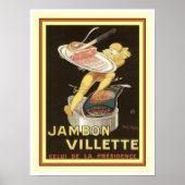 Cappielllo Jambon Villette ad Poster 12 x 16 (Voorkant)