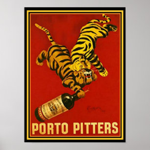 Cappielllo Porto Pitters ad Poster 12 x 16