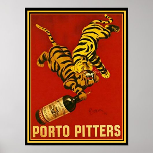Cappielllo Porto Pitters ad Poster 12 x 16 (Voorkant)