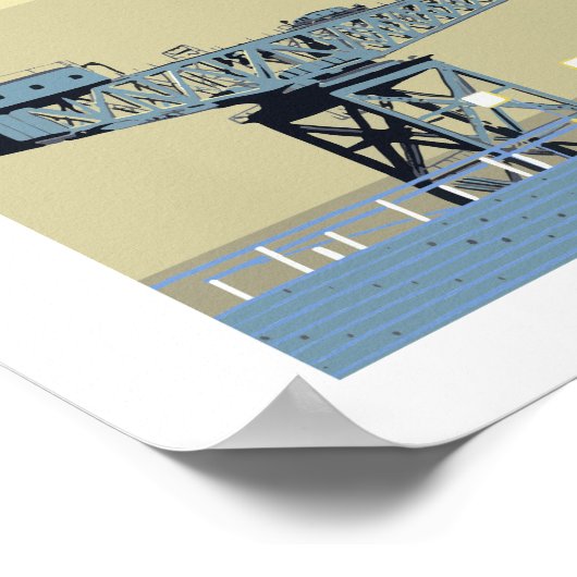 Cappielow, Greenock Haynes handdruk Poster (Hoek)