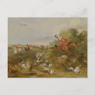 Capping on Hounds, Bachelor's Hall, 1836 (olie op Briefkaart