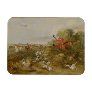 Capping on Hounds, Bachelor's Hall, 1836 (olie op Magneet