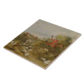 Capping on Hounds, Bachelor's Hall, 1836 (olie op  Tegeltje (Zijkant)