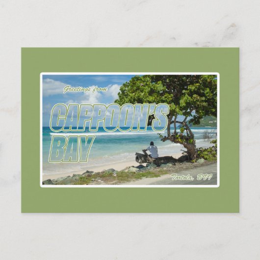 Cappoons Bay, Tortola, BVI Briefkaart (Voorkant)