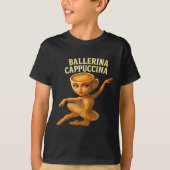 Cappuccina Ballerina Cappuccino Ballerina Funny Da T-shirt (Voorkant)