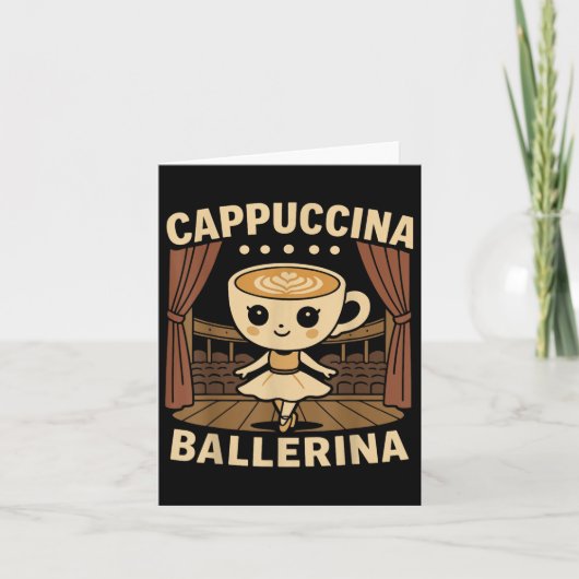 Cappuccina Ballerina Cappuccino Ballerina Kaart (Voorkant)