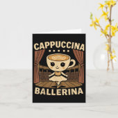 Cappuccina Ballerina Cappuccino Ballerina Kaart (Gele Bloem)