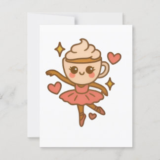 Cappuccina Ballerina Italian Ausweis Briefkaart