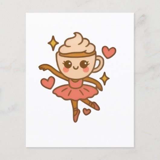 Cappuccina Ballerina Italian Ausweis Flyer (Voorkant)