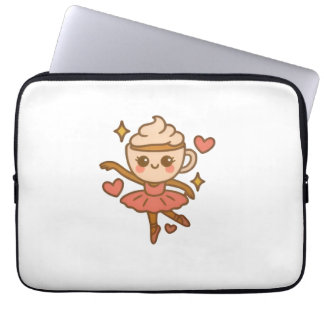 Cappuccina Ballerina Italian Ausweis Laptop Sleeve