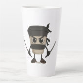 Cappuccino Assassino Funny Italian Latte Mok (Voorkant)