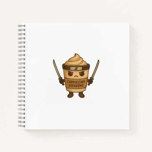 Cappuccino Assassino Italian Notitieboek (Voorkant)