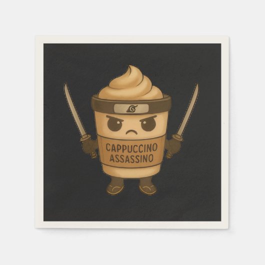 Cappuccino Assassino Italian Servet (Voorkant)