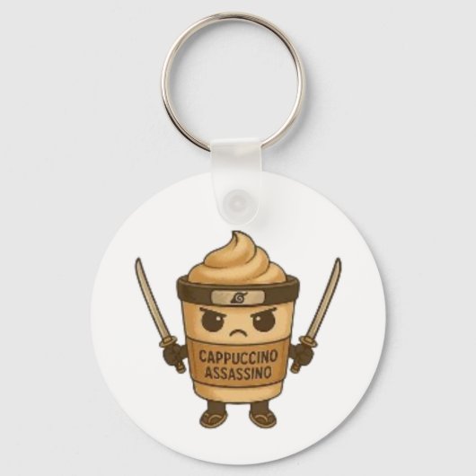 Cappuccino Assassino Italian Sleutelhanger (Voorkant)