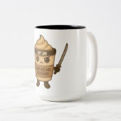 Cappuccino Assassino Italian Tweekleurige Koffiemok (Voorkant rechts)