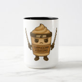 Cappuccino Assassino Italian Tweekleurige Koffiemok (Center)