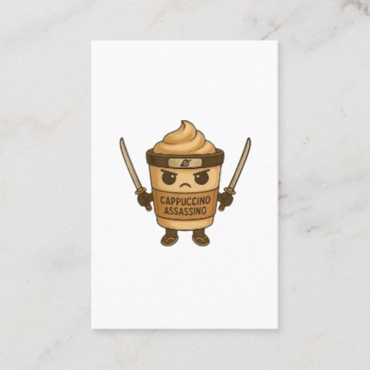 Cappuccino Assassino Italian Visitekaartje (Voorkant)