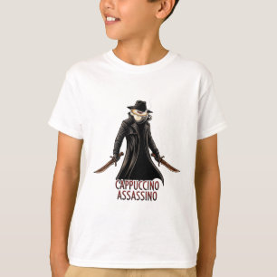 Cappuccino Assassino T-shirt   Dark Humor Italiaan