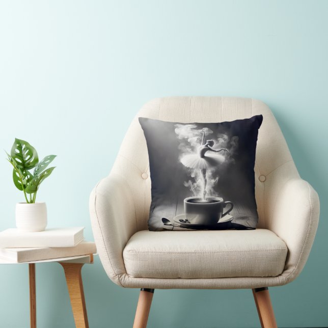 Cappuccino Ballerina Dancer Kussen (Stoel)