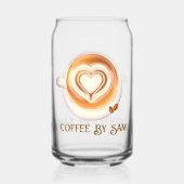 cappuccino blikvorm glas (Voorkant)