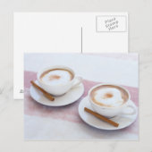 Cappuccino Briefkaart (Voorkant / Achterkant)