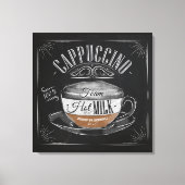 Cappuccino Canvas Afdruk (Voorkant)
