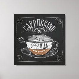 Cappuccino Canvas Afdruk