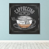 Cappuccino Canvas Afdruk (Insitu (Houten vloer))