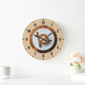 Cappuccino Clock Grote Klok (Huis)
