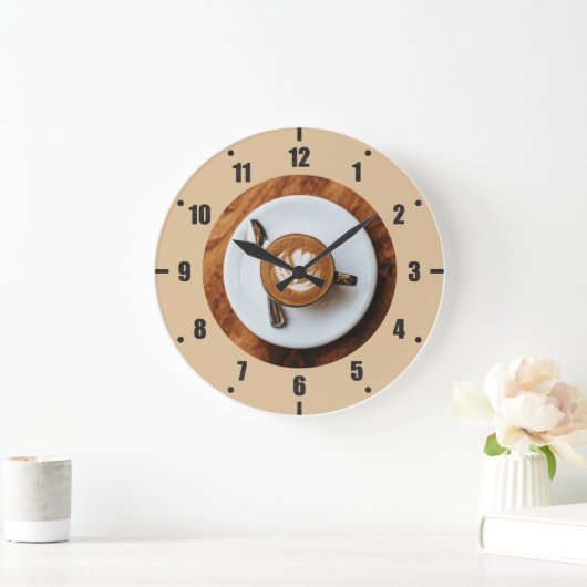 Cappuccino Clock Grote Klok (Huis)