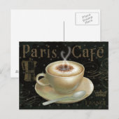 Cappuccino Cup Briefkaart (Voorkant / Achterkant)