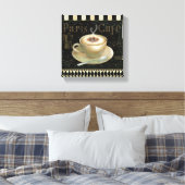 Cappuccino Cup Canvas Afdruk (Insitu (Slaapkamer))