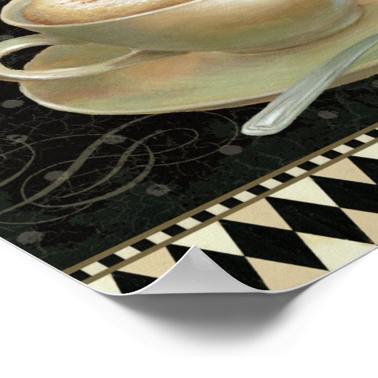 Cappuccino Cup Poster (Hoek)
