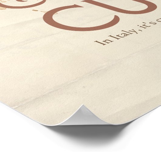 Cappuccino Curfew – 11AM Coffee Art Print (Hoek)