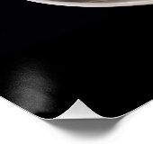 Cappuccino Elegantie Perfect Poster (Hoek)