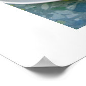 Cappuccino en Baguette Poster (Hoek)