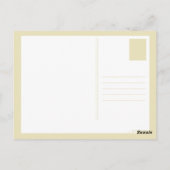 cappuccino-hart briefkaart (Achterkant)